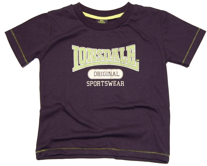 Bild Lonsdale England Kinder T-Shirt navy/lime