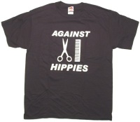 T-Shirt Against Hippies