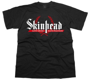 T-Shirt Skinhead Love Music