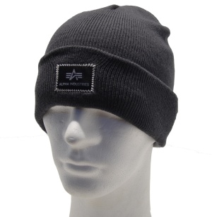 Alpha Industries Strickmütze / Beanie X-Fit in grau