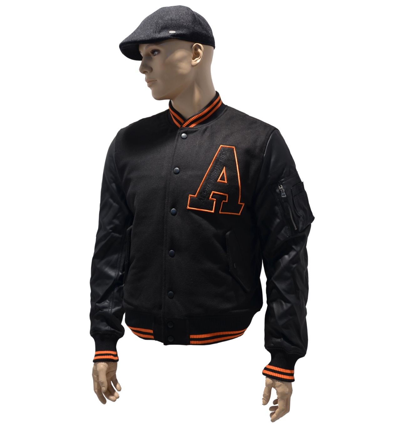 alpha industries college jacket