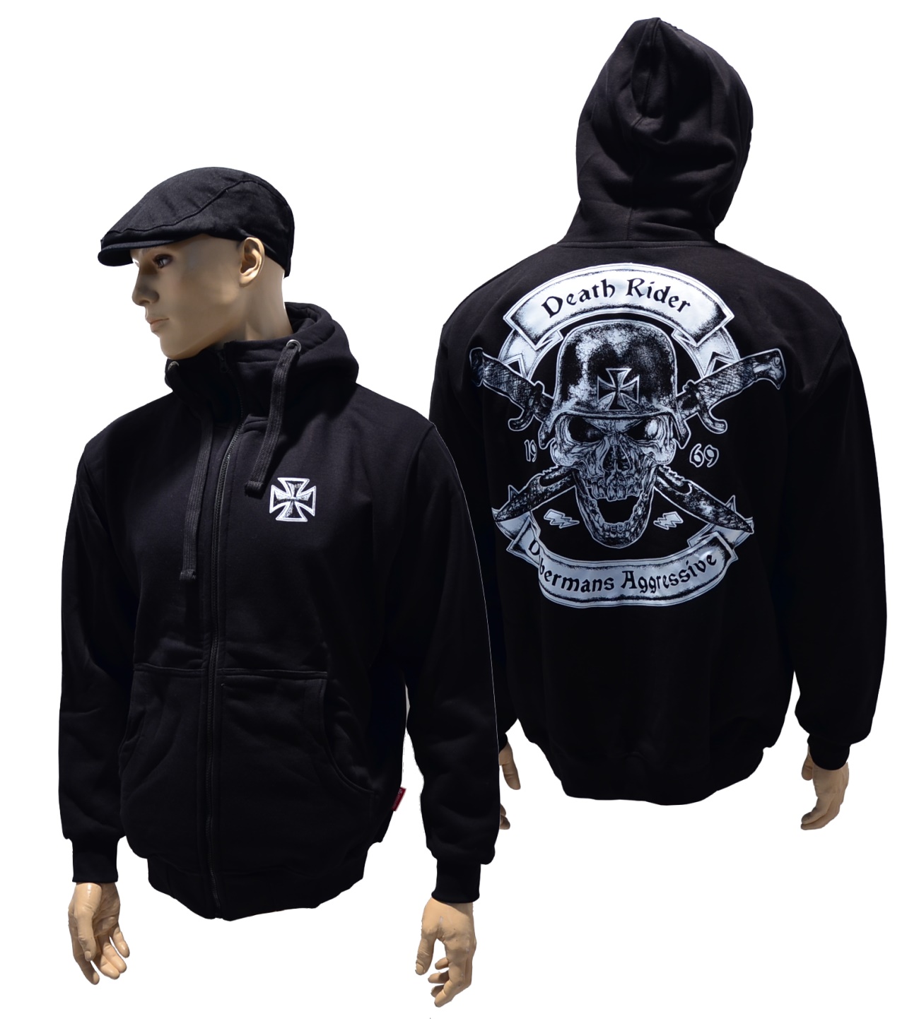 Dobermans Aggressive Kapuzenjacke Death Rider