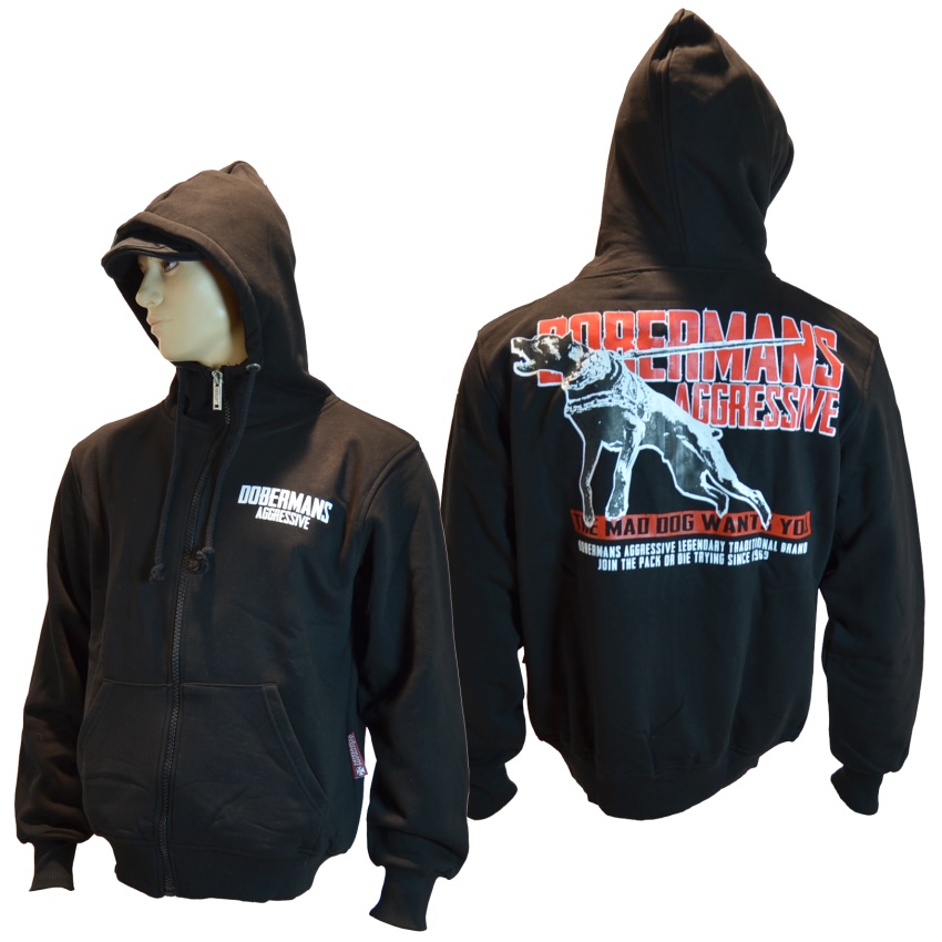 Dobermans Aggressive Kapuzenjacke Dobermans - Dobermans Aggressive Shop ...
