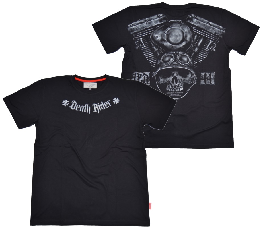 Dobermans Aggressive T-Shirt Death Rider IV Totenkopf V2 Motor