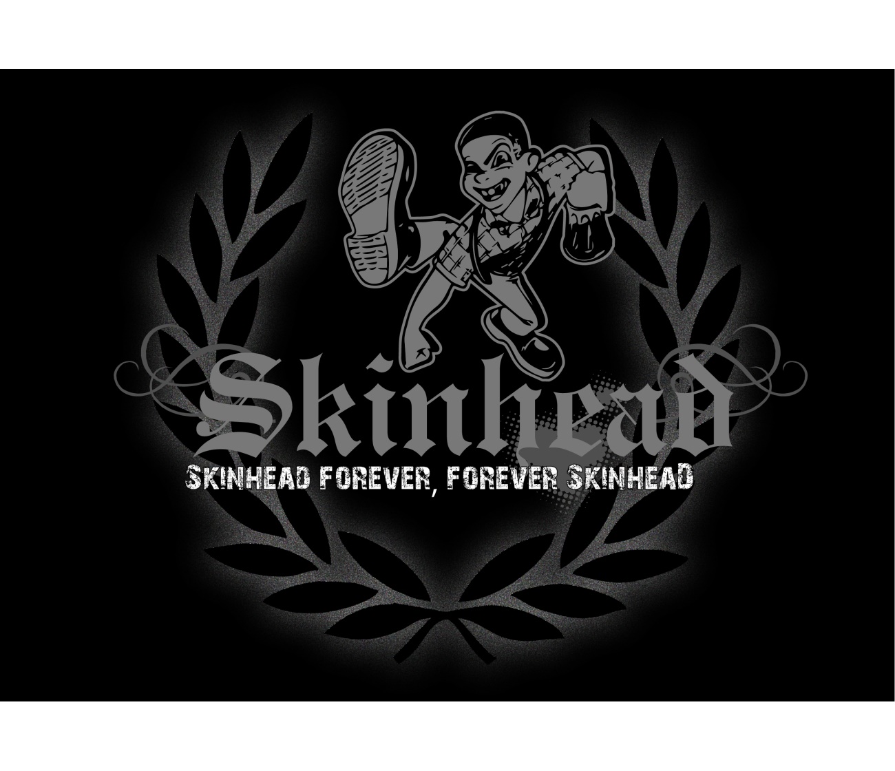 Aufkleber Skinhead forever Forever Skinhead - gratis