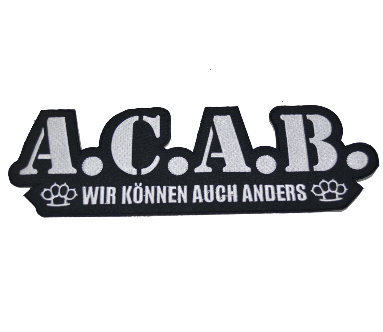 Großer Rückenaufnäher A.C.A.B. Wir können auch anders 