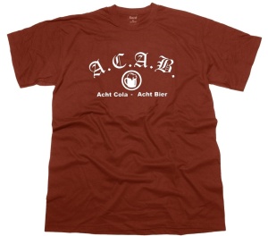 T-Shirt A.C.A.B. Acht Cola Acht Bier G5