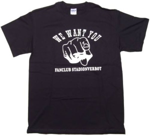 T-Shirt Fanclub Stadionverbot
