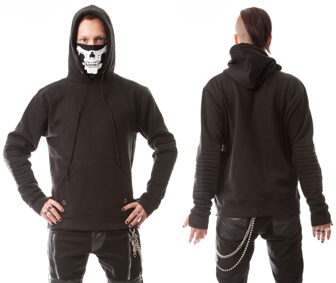 Vanish Hood Heartless/Kapuzenpulli Skelettmaske