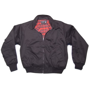 Harrington Style Jacke schöne englandstyle Sommerjacke mit kariertem Innenfutter