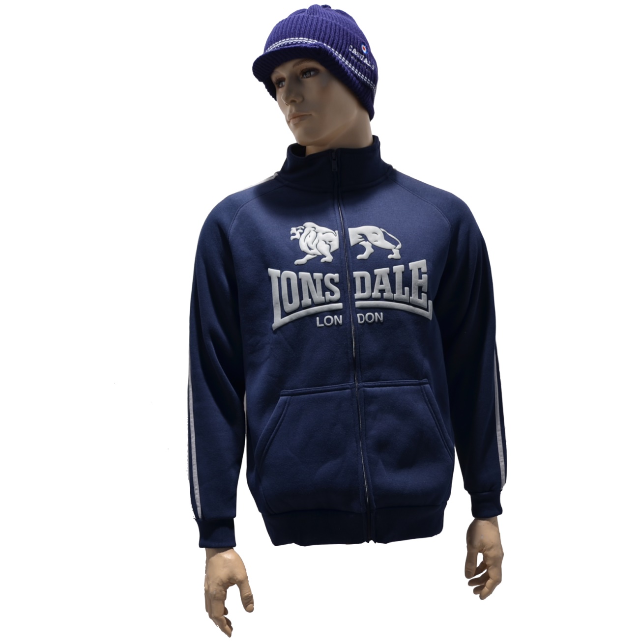 Lonsdale England Sweatjacke Lion Logo - Lonsdale Shop - 55402022n
