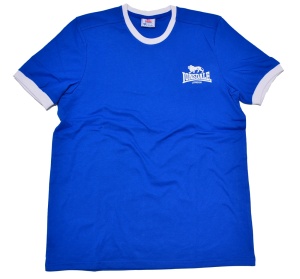Lonsdale London Ringer T-Shirt in royalblau