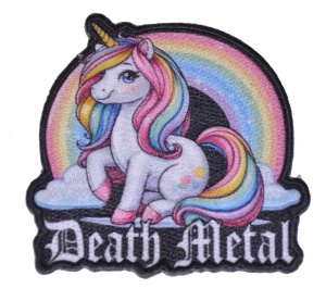 Aufnäher Unicorn Death Metal