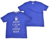 Obscene Clothing T-Shirt Keep Calm and drink beer