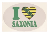 Aufkleber I Love Saxonia