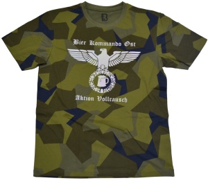 T-Shirt Bier Kommando Ost G306 schweden-tarn