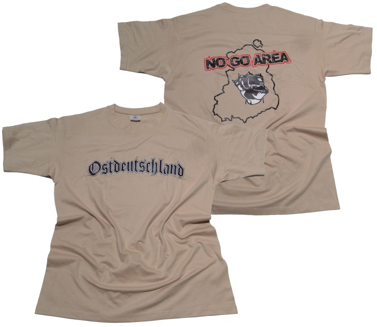 T-Shirt Ostdeutschland No Go Area