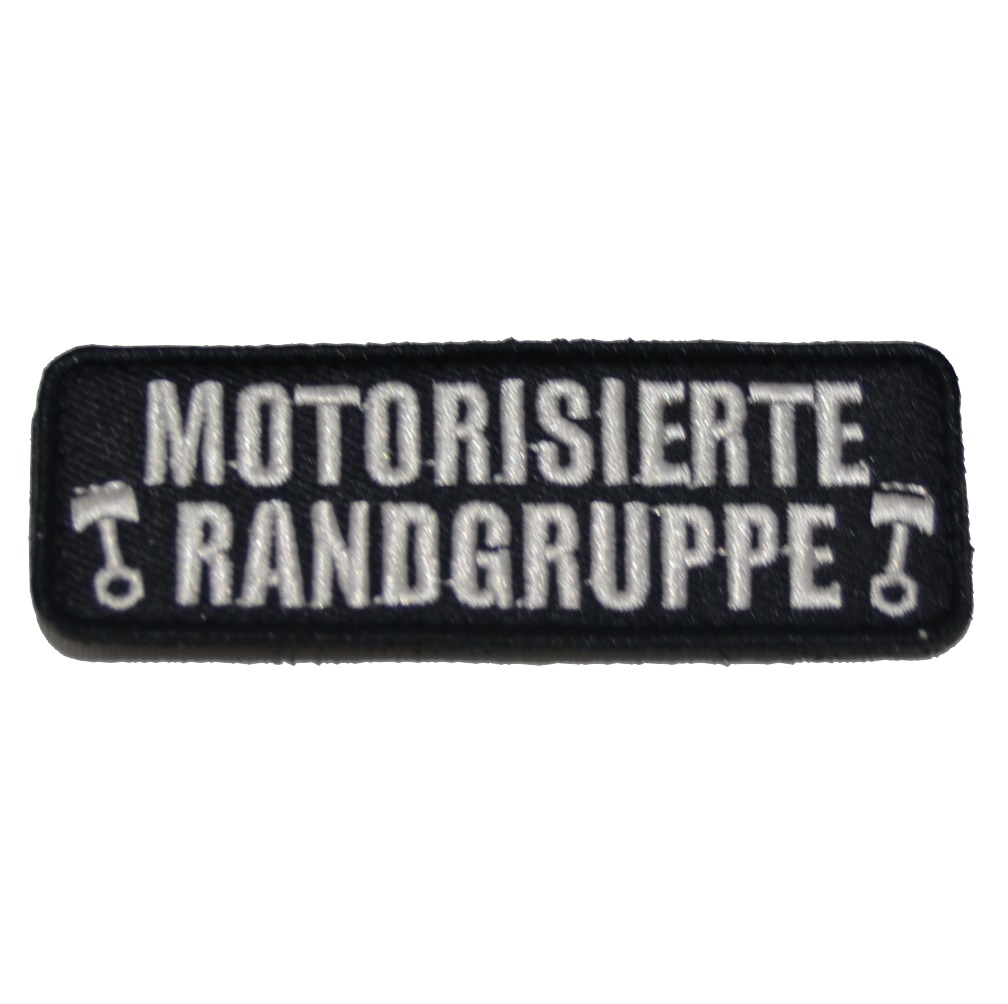 Klettaufnäher Motorisierte Randgruppe