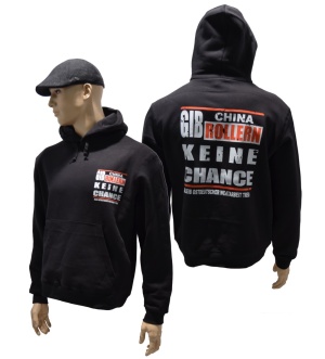 Kapuzensweatshirt Gib China Rollern keine Chance