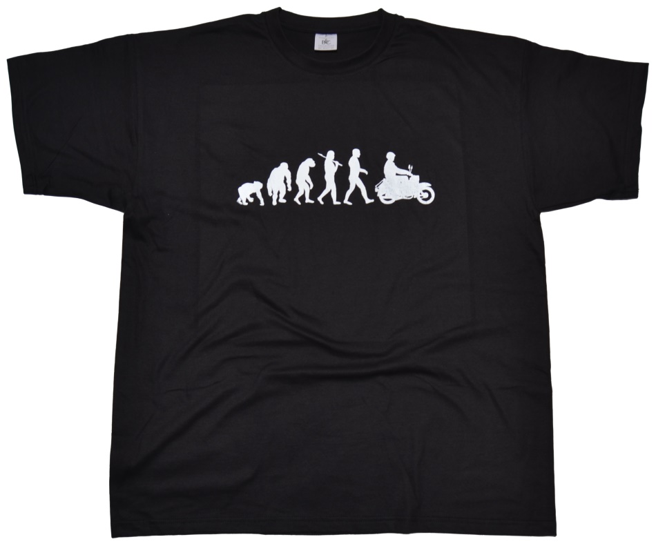 T-Shirt Evolution mit Simson Schwalbe Motiv G30