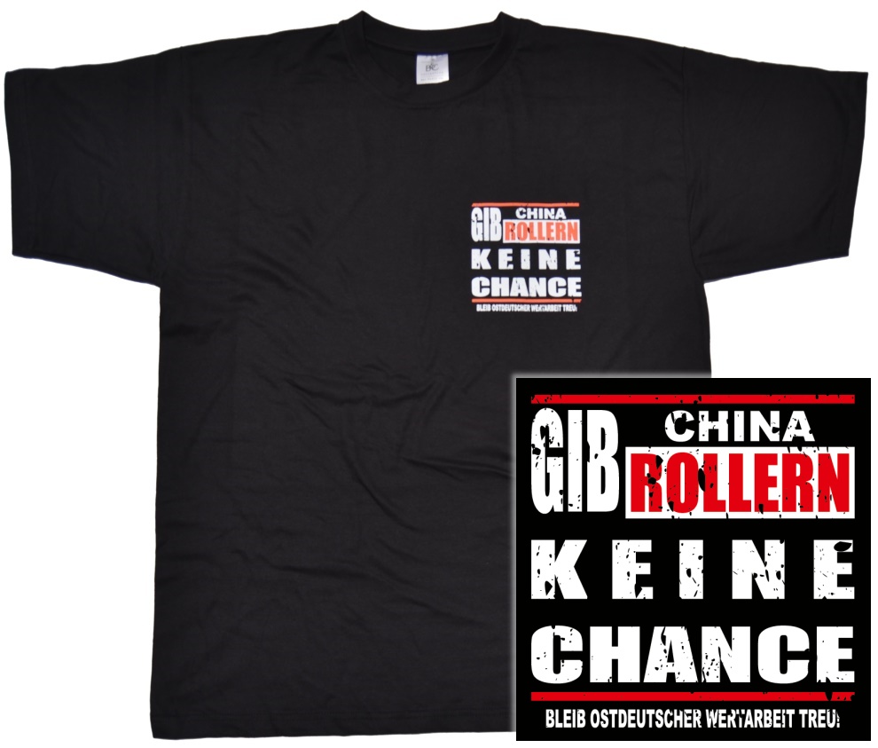 T-Shirt Anti China Roller klein K26