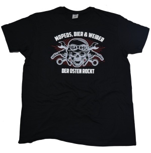 T-Shirt Mopeds Bier und Weiber der Osten Rockt G114U K64 K65