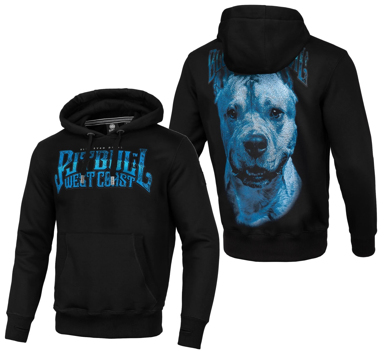 Pit Bull West Coast Kapuzensweatshirt I am Blue