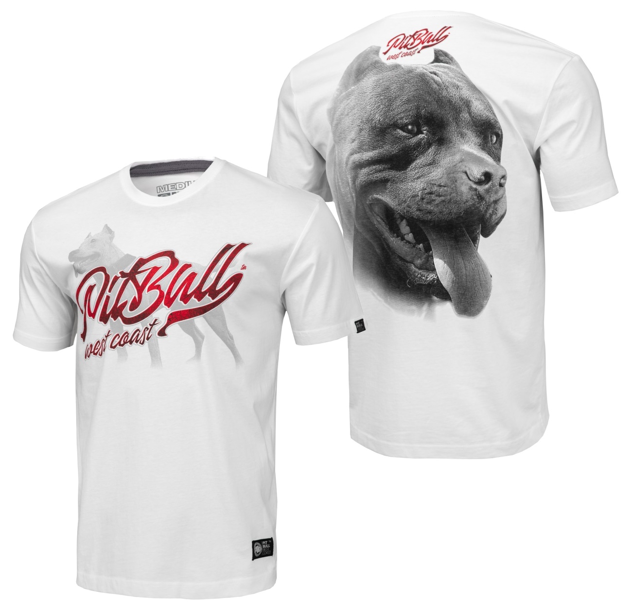 Pit Bull West Coast TShirt Red Nose II Pit Bull TShirts Rascal