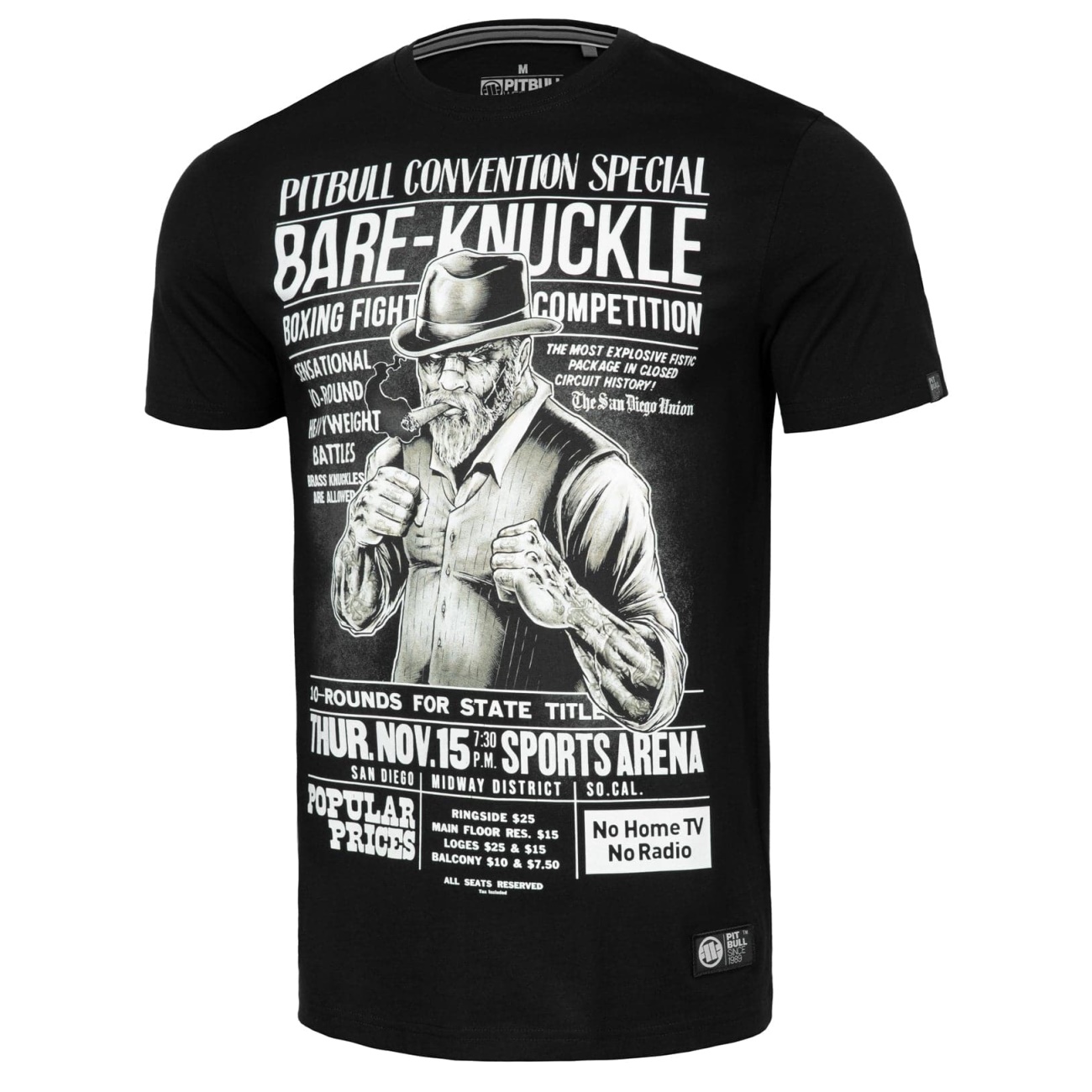 Pit Bull West Coast T-Shirt Bare Knuckle