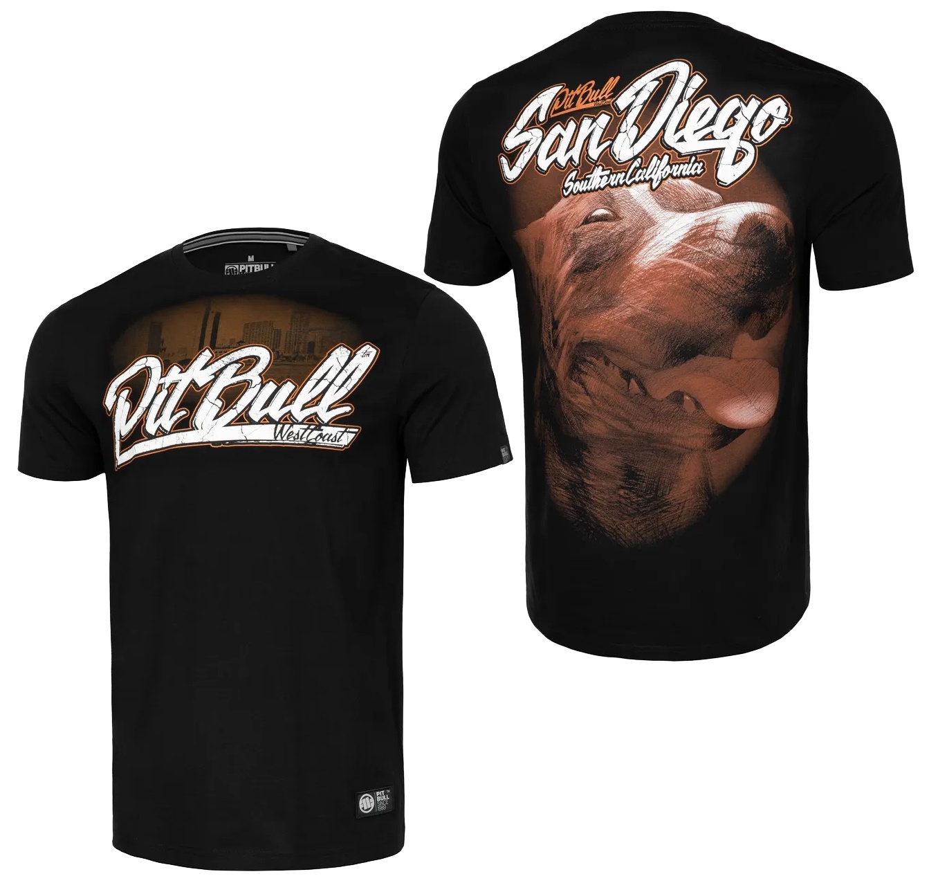 Pit Bull West Coast T-Shirt San Diego Dog