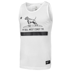 Pit Bull West Coast Tank Top Slim Fit Cal Flag