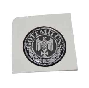 Aufkleber Gott mit uns
