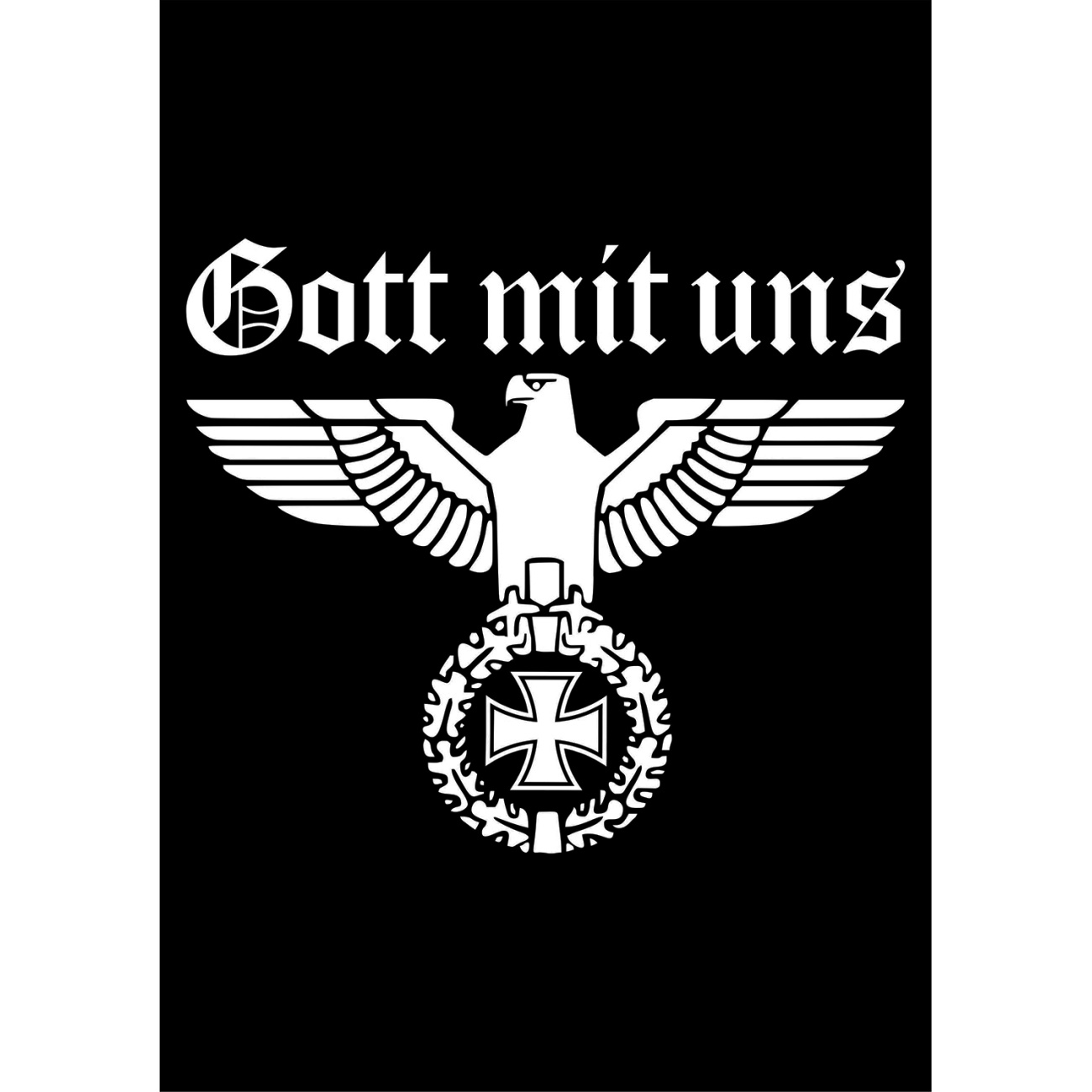 Aufkleber Gott mit uns - Gratis