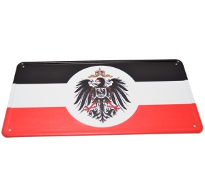 Aluminium Blechschild Deutsches Kaiserreich