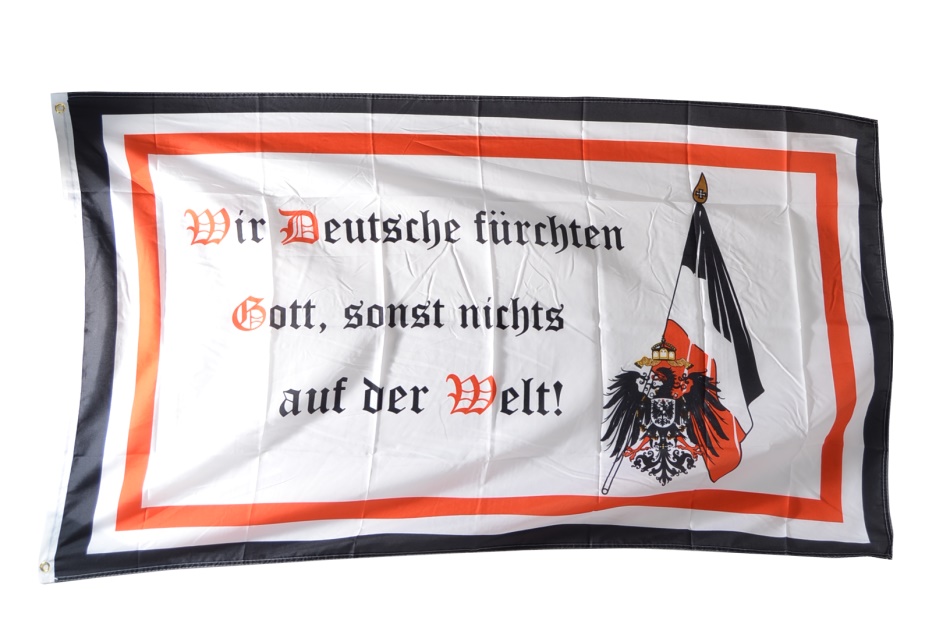 Fahne Wir Deutsche fürchten Gott sonst nichts auf der Welt! RAC Fahnen Rascal Streetwear
