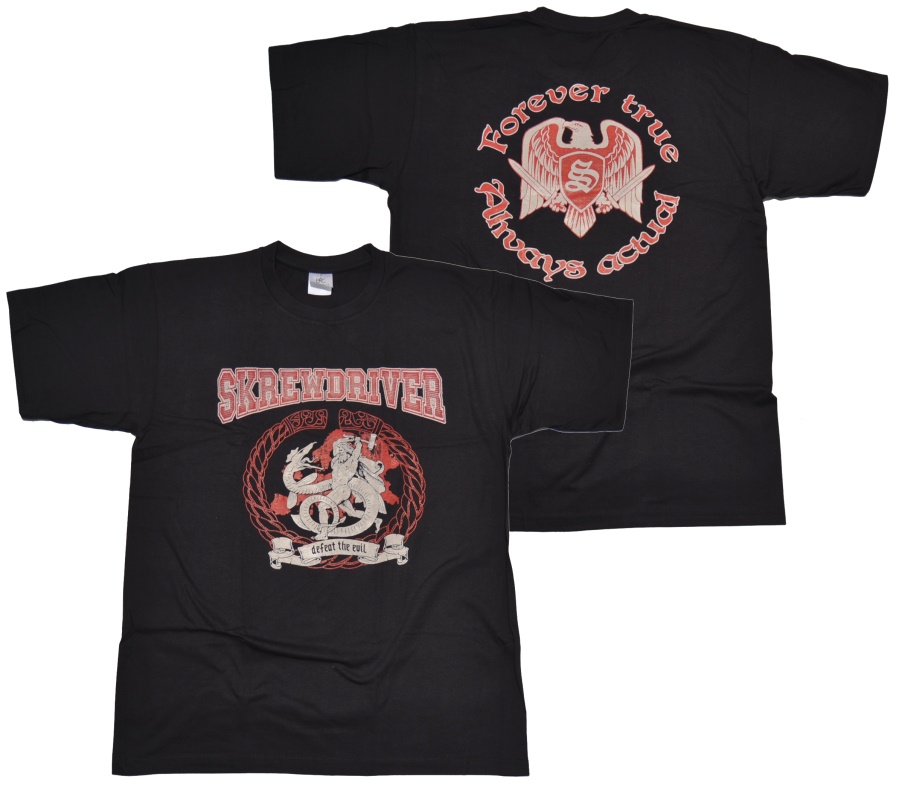 Skrewdriver TShirt defeat the evil Rascal Shop RAC181