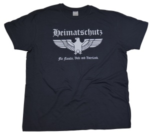 T-Shirt Heimatschutz für Familie Volk und Vaterland G111