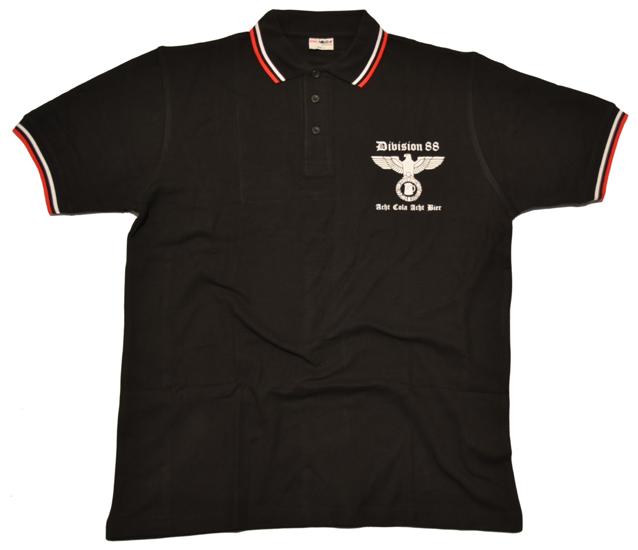 Poloshirt Division 88 Acht Cola Acht Bier K44