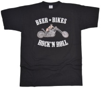 T-Shirt Beer Bikes & RocknRoll