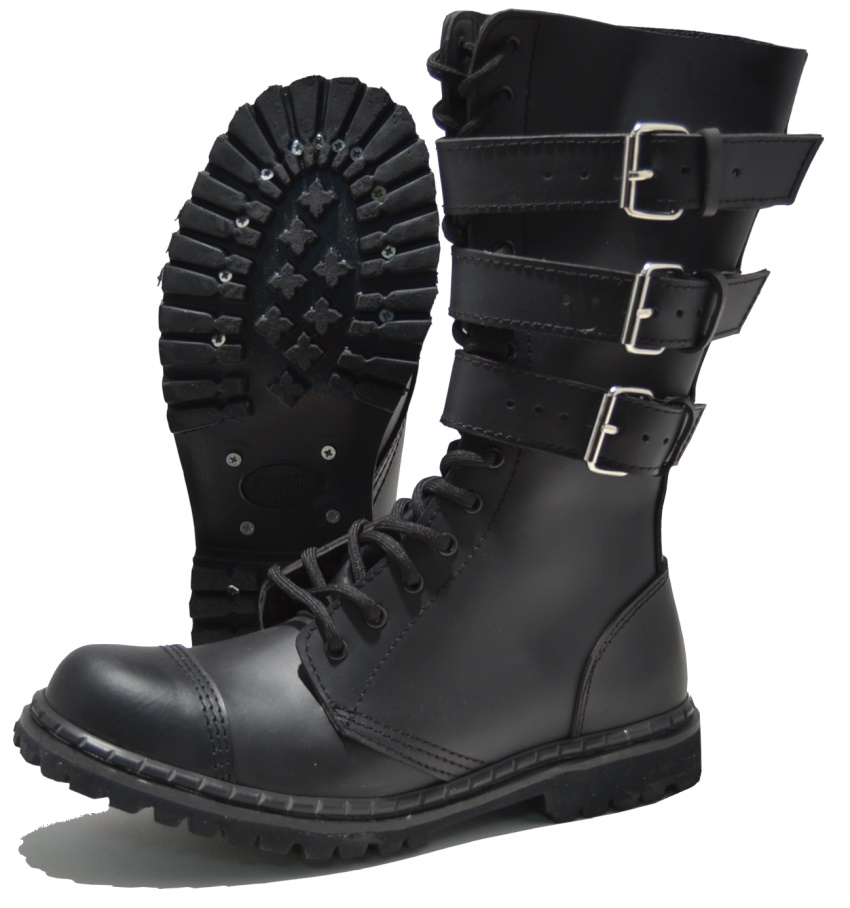 Phantom Ranger Boots 14 Loch 3 Buckle Stahlkappenstiefel