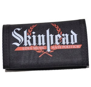 Stoff-Geldbörse Skinhead Love Music K10