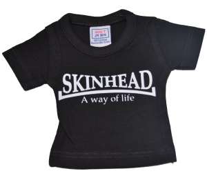 Mini Deko T-Shirt Skinhead a way of life K27