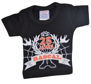 Mini Deko T-Shirt Rascal 25 years K49