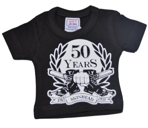 Mini Deko T-Shirt Skinheads 50 years K57