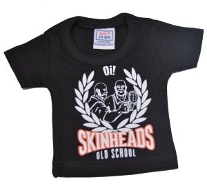 Mini Deko T-Shirt Skinheads old school K5