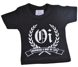 Mini Deko T-Shirt Oi Skinhead A Way Of Life K12