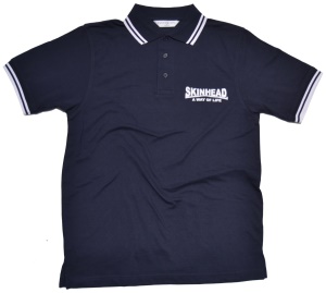 Polo Shirt Skinhead a Way of Life fette Schrift
