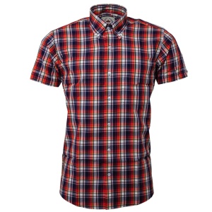 RELCO London Button Down Kurzarmhemd