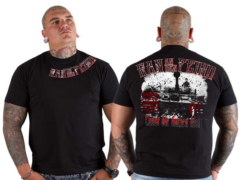 Ansgar Aryan T-Shirt Tiger Attack